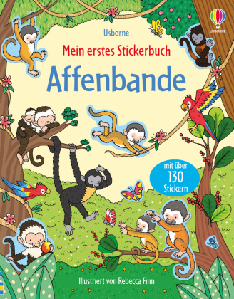 Könyv Mein erstes Stickerbuch: Affenbande Jessica Greenwell