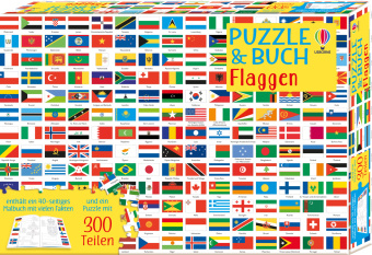 Carte Puzzle & Buch: Flaggen Sue Meredith