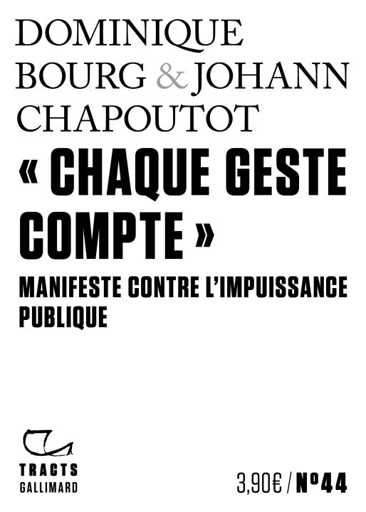 Knjiga Chaque geste compte BOURG/CHAPOUTOT