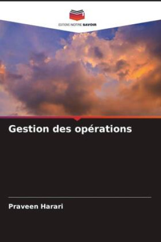 Buch Gestion des opérations Praveen Harari