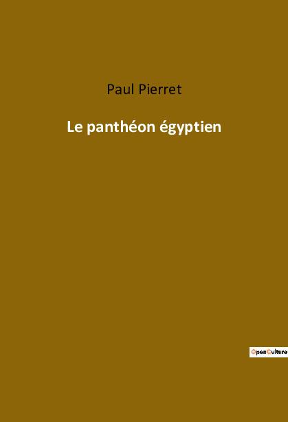 Kniha Le panthéon égyptien 