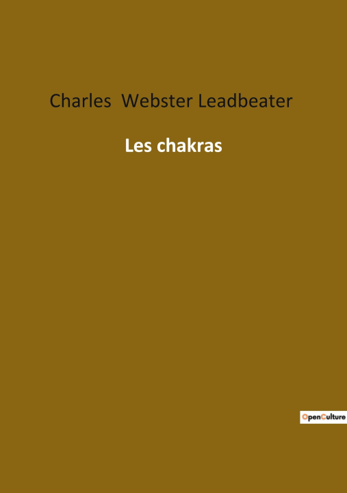 Book Les chakras Webster Leadbeater