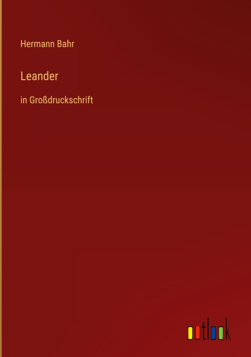 Knjiga Leander Hermann Bahr
