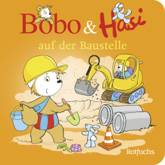 Carte Bobo & Hasi auf der Baustelle Dorothée Böhlke
