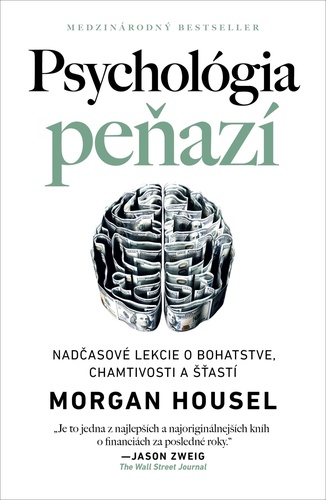 Könyv Psychológia peňazí Morgan Housel