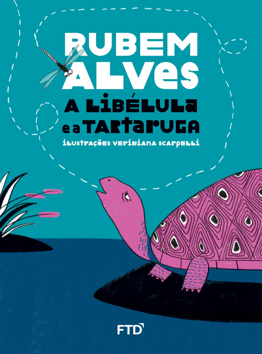 Book A libélula e a tartaruga RUBEM ALVES