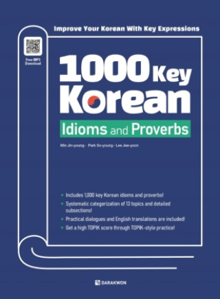 Книга 1000 Key Korean Idioms and Proverbs Jin Young Min