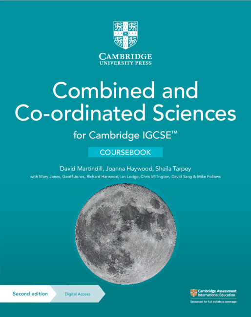 Książka Cambridge IGCSE™ Combined and Co-ordinated Sciences Coursebook with Digital Access (2 Years) David Martindill