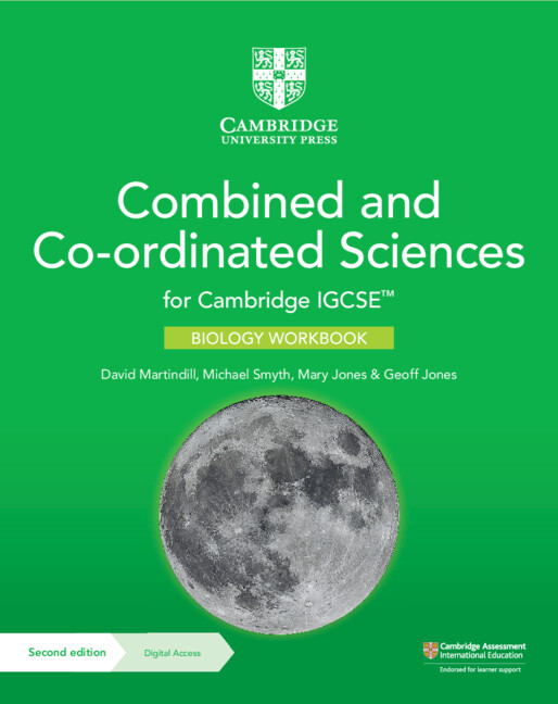 Könyv Cambridge IGCSE™ Combined and Co-ordinated Sciences Biology Workbook with Digital Access (2 Years) David Martindill