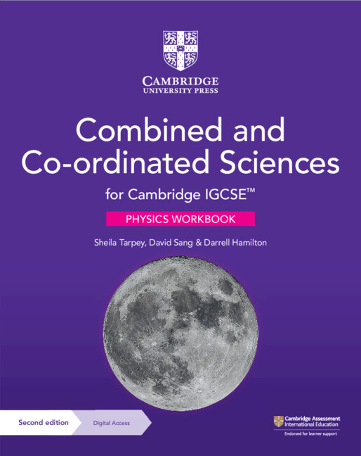 Книга Cambridge IGCSE™ Combined and Co-ordinated Sciences Physics Workbook with Digital Access (2 Years) Sheila Tarpey