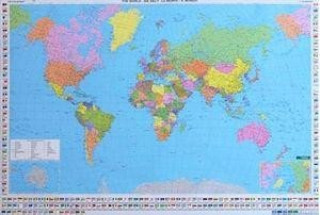 Materiale tipărite Svět Politická nástěnná mapa - lištovaná 