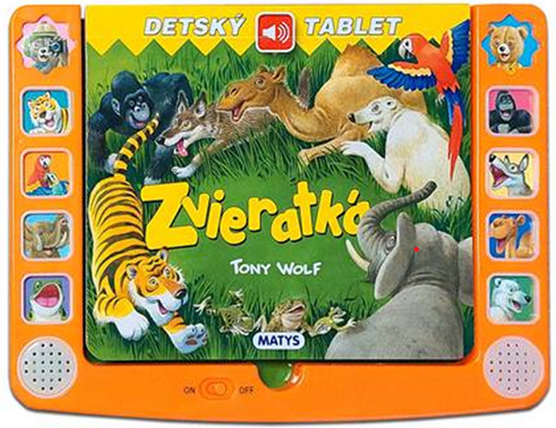 Kniha Detský tablet – Zvieratká Tony Wolf