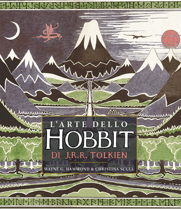 Kniha arte dello Hobbit di J. R. R. Tolkien G. Hammond Wayne