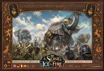 Igra/Igračka A Song of Ice & Fire - Golden Company War Elephants (Kriegselefanten der Goldenen Kompanie) Eric M. Lang