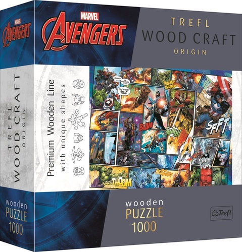 Gra/Zabawka Dřevěné puzzle Marvel Avengers 1000 dílků 