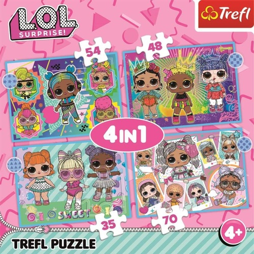 Hra/Hračka Puzzle LOL Surprise Seznamte se s panenkami 4v1 