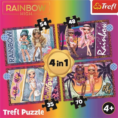 Igra/Igračka Puzzle Rainbow High Módní panenky 4v1 