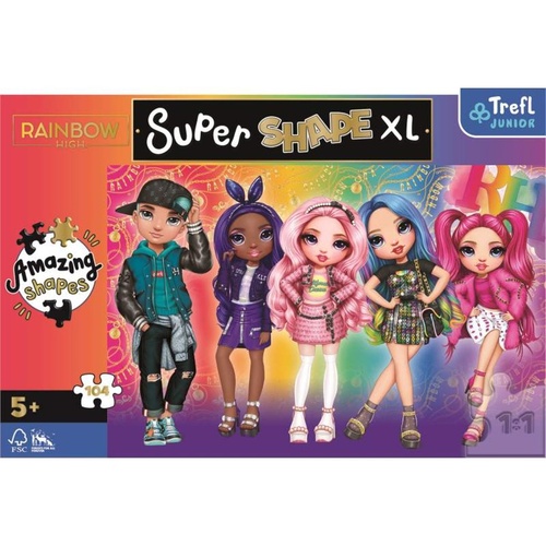 Παιχνίδι/Επιτραπέζιο παιχνίδι Puzzle Super Shape XL Rainbow High 