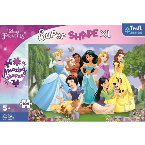 Hra/Hračka Puzzle Super Shape XL Disney princezny 