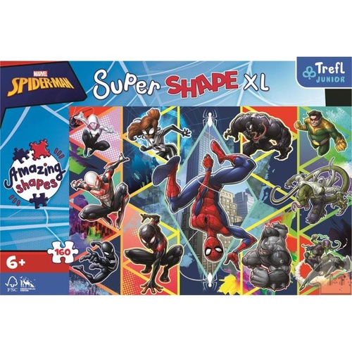 Joc / Jucărie Puzzle Super Shape XL Spiderman 