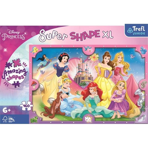 Játék Puzzle Super Shape XL Disney princezny 