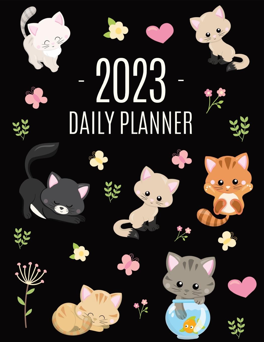 Book Cats Daily Planner 2023 