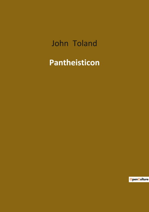 Könyv Pantheisticon 