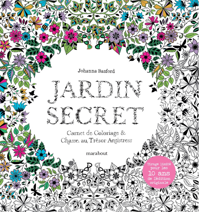 Kniha Jardin Secret - Edition Collector 10 ans Johanna Basford