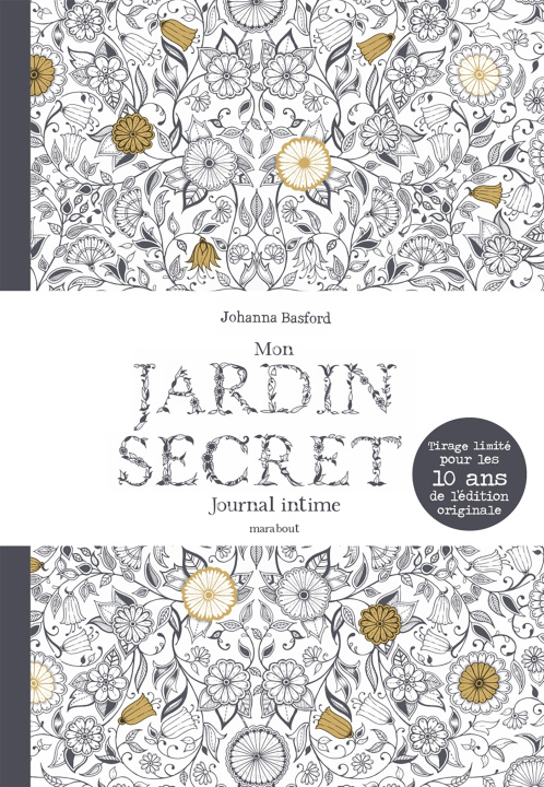 Kniha Mon jardin secret - Journal intime Johanna Basford