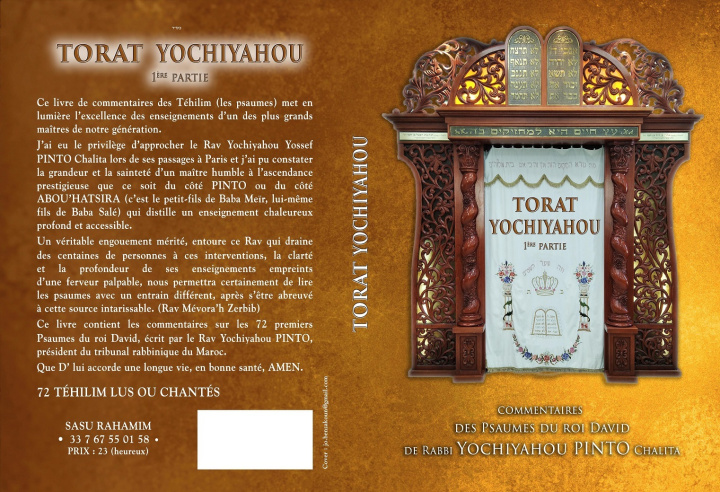 Kniha TORAT YOCHIYAHOU 1 RABBI PINTO