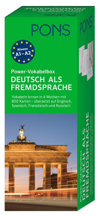 Carte PONS Power-Vokabelbox Deutsch als Fremdsprache 