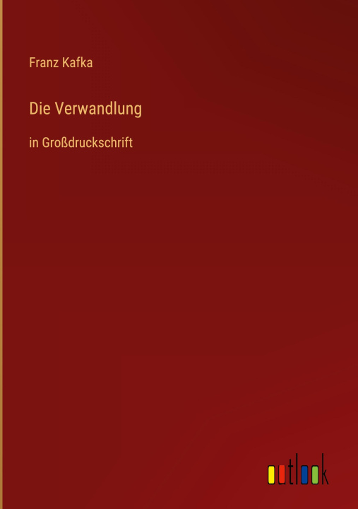 Knjiga Die Verwandlung Franz Kafka