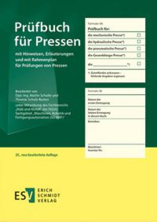 Kniha Prüfbuch für Pressen 