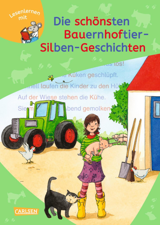 Книга LESEMAUS zum Lesenlernen Sammelbände: Die schönsten Bauernhoftier-Silben-Geschichten 