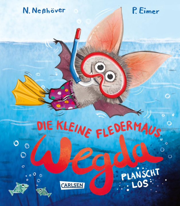 Kniha Die kleine Fledermaus Wegda: Wegda planscht los Petra Eimer