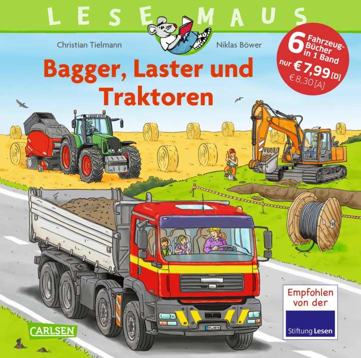 Kniha LESEMAUS Sonderbände: Bagger, Laster und Traktoren  - Alles über Fahrzeuge Niklas Böwer