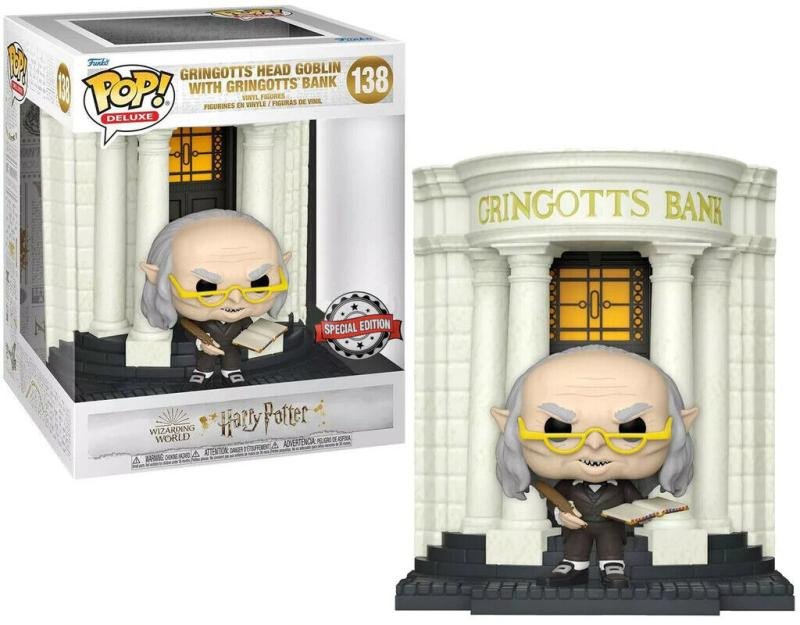 Joc / Jucărie Funko POP Movies: Harry Potter - Diagon Alley: Gringotts Bank w/Head Goblin (exclusive special edition) 