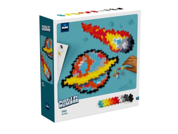 Gra/Zabawka Plus Plus Puzzle By number. Kosmos 500 elementów 3912 