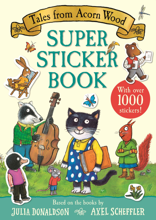 Книга Tales from Acorn Wood Super Sticker Book Axel Scheffler