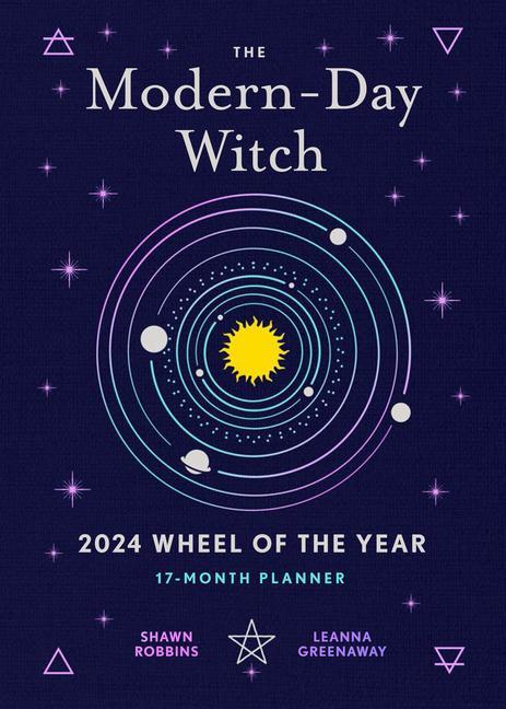 Carte Modern-Day Witch 2024 Wheel of the Year 17-Month Planner Leanna Greenaway