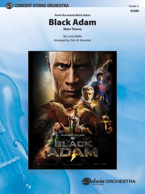 Könyv Black Adam: Main Theme, Conductor Score Chris M. Bernotas