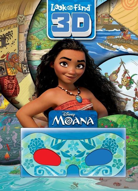 Könyv Disney Moana: Look and Find 3D Art Mawhinney