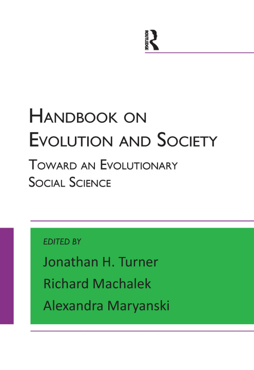 Kniha Handbook on Evolution and Society Richard Machalek