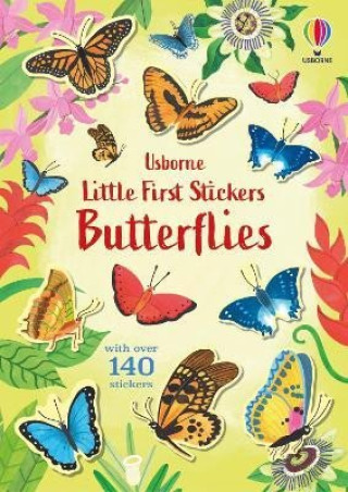 Libro Little First Stickers Butterflies Sally Agar