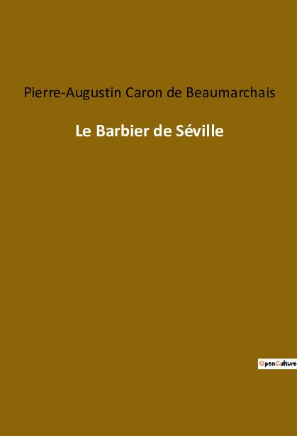 Knjiga Le Barbier de Séville Caron de Beaumarchais