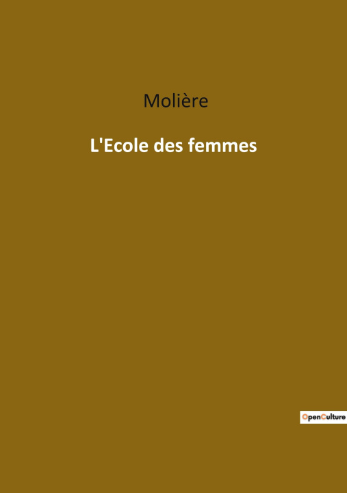 Knjiga L'Ecole des femmes Moliere
