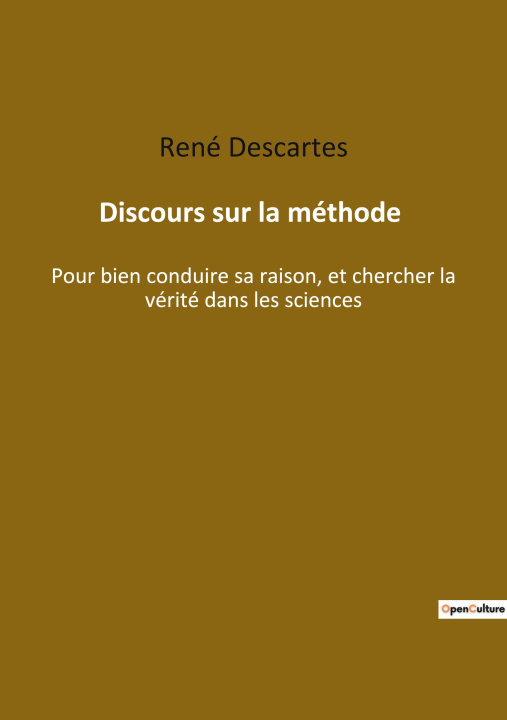 Knjiga Discours sur la méthode Descartes