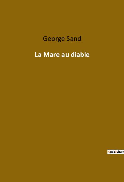 Knjiga La Mare au diable Sand