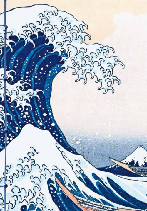 Játék Carnet Hazan Hokusai, La Grande Vague de Kanagawa  12 x 17 cm (papeterie) 