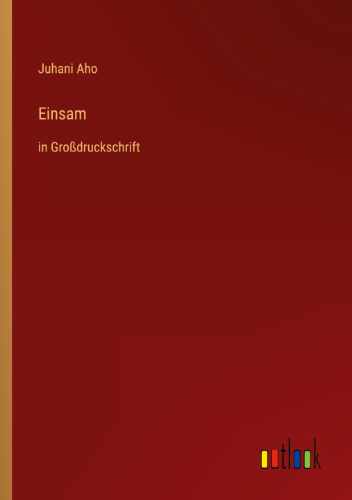 Kniha Einsam 